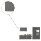 Cozinha Charles Com Tampo Cooktop 25mm 10 Portas Branco Chumb