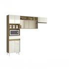 Cozinha Clara Com Vidro Reflex Atacama/off White - Aramóveis