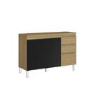 Cozinha Clara Vidro Reflex Com Balcão E Tampo Atacama/preto F