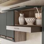 Cozinha Com Balcão Lemon Com 10 Portas E 1 Gaveta 222 Cm