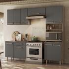 Cozinha Com Balcão Lemon Com 10 Portas E 1 Gaveta 222 Cm