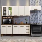 Cozinha Com Vidro Reflecta 10 Portas 3 Gavetas Atenas Kaiki M