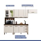 Cozinha Com Vidro Reflecta 10 Portas 3 Gavetas Atenas Kaiki M