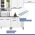 Cozinha Com Vidro Reflecta 9 Portas 1 Gaveta Atenas  Branco