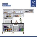 Cozinha Com Vidro Reflecta 9 Portas 1 Gaveta Atenas  Branco