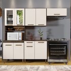 Cozinha Com Vidro Reflecta 9 Portas 1 Gaveta Atenas Kaiki Móv