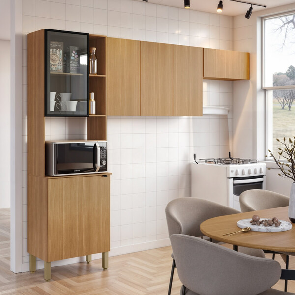 Cozinha Comnpacta 6 Portas Vert Plus Kits Paraná