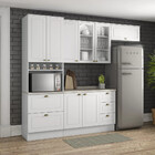 Cozinha Compacta 04 Peças Com Aéreo Basculante Americana Henn