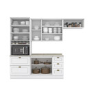 Cozinha Compacta 04 Peças Com Aéreo Basculante Americana Henn