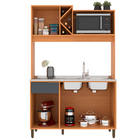 Cozinha Compacta 04 Portas 01 Gaveta 01 Nicho Sem Tampo Sophi