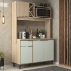 Cozinha Compacta 04 Portas 01 Gaveta 01 Nicho Sem Tampo Sophi