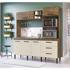 Cozinha Compacta 05 Portas 03 Gavetas Aline Megasul