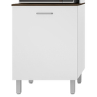 Cozinha Compacta 05 Portas E 02 Nichos Natalia Branco Madine