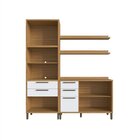 Cozinha Compacta 100% Mdf 2 Peças 4 Portas Torre Quente E Tam