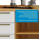 Cozinha Compacta 100% Mdf 2 Peças 4 Portas Torre Quente E Tam