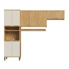 Cozinha Compacta 100% Mdf 3 Peças Com 8 Portas E Prateleira 2