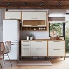 Cozinha Compacta 100% Mdf 4 Peças 5 Portas E Vidro Reflecta 2