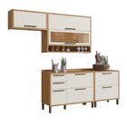 Cozinha Compacta 100% Mdf 4 Peças 5 Portas E Vidro Reflecta 2