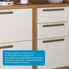 Cozinha Compacta 100% Mdf 4 Peças 5 Portas E Vidro Reflecta 2