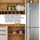 Cozinha Compacta 100% Mdf 4 Peças 7 Portas 5 Gavetas E Vidro