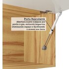 Cozinha Compacta 100% Mdf 4 Peças 7 Portas 5 Gavetas E Vidro