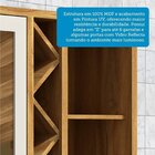 Cozinha Compacta 100% Mdf 4 Peças 8 Portas Com Vidro E Tampo