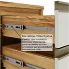 Cozinha Compacta 100% Mdf 4 Peças 9 Portas E 3 Gavetas 200cm
