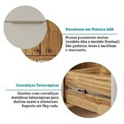 Cozinha Compacta 100% Mdf 4 Peças Com 10 Portas E Prateleira