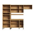 Cozinha Compacta 100% Mdf 4 Peças Com 10 Portas E Prateleira