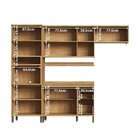 Cozinha Compacta 100% Mdf 4 Peças Com 10 Portas E Prateleira