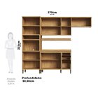 Cozinha Compacta 100% Mdf 4 Peças Com 10 Portas E Prateleira