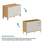 Cozinha Compacta 100% Mdf 4 Peças Com 10 Portas E Tampo 270cm