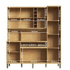 Cozinha Compacta 100% Mdf 6 Portas 1 Gaveta E Mini Adega 178c