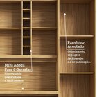 Cozinha Compacta 100% Mdf 8 Portas 1 Gaveta E Mini Adega 222c