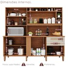 Cozinha Compacta 100% Mdf 8 Portas 2 Gavetas Millena Yescasa