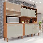 Cozinha Compacta 100% Mdf 8 Portas 2 Gavetas Millena Yescasa