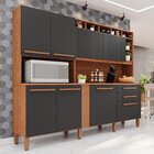 Cozinha Compacta 100% Mdf 8 Portas 2 Gavetas Millena Yescasa