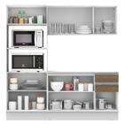 Cozinha Compacta 100% Mdf Madesa Smart 190 Cm Com Armário, Ba