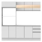 Cozinha Compacta 100% Mdf Madesa Smart 190 Cm Com Armário, Ba