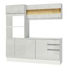 Cozinha Compacta 100% Mdf Madesa Smart 190 Cm Com Armário, Ba