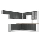 Cozinha Compacta 10 Peças 5 Aéreos 4 Balcões 1 Paneleiro Dupl