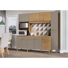 Cozinha Compacta 10 Portas 1 Gaveta 1 Nicho Para Forno Lara M