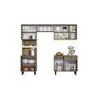 Cozinha Compacta 10 Portas 1 Gaveta Pepper Nicioli Carvalho R