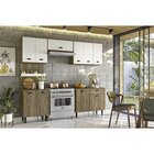 Cozinha Compacta 10 Portas 1 Gaveta Pepper Nicioli Carvalho R