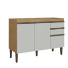 Cozinha Compacta 10 Portas 2 Gavetas 100% Mdf Com Tampo E Pux