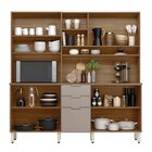 Cozinha Compacta 10 Portas 2 Gavetas Amora Amêndola Touch/nud