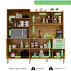 Cozinha Compacta 10 Portas 2 Gavetas Jonas Cinamomo/ Branco A