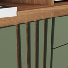 Cozinha Compacta 10 Portas 2 Gavetas Para 2 Fornos B125