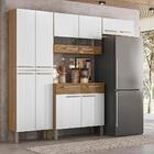 Cozinha Compacta 10 Portas E 2 Gavetas Freijó