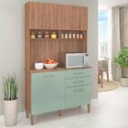 Cozinha Compacta 115 Cm 4 Portas C302 Fell